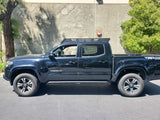 Go Rhino 18-23 Toyota Tacoma 4Door Frame Mount Sliders - Textured Black - FS4429T