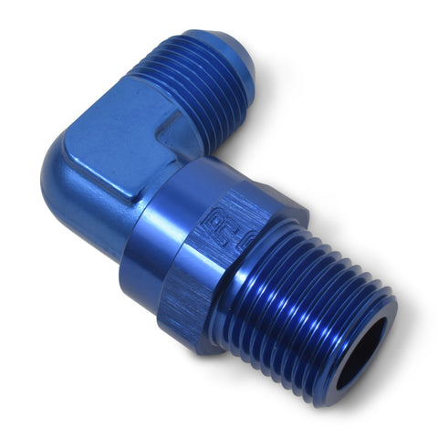 Russell Performance -12 AN 90 Degree Male to Male 1/2in Swivel NPT Fitting - 614122
