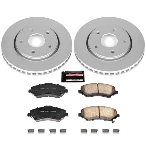 Power Stop 08-16 Chrysler Town & Country Front Z17 Evolution Geomet Coated Brake Kit - CRK3118