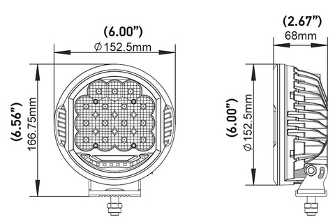 Hella 500 LED Driving Lamp Kit - 358117171