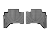 WeatherTech 13+ Land Rover Range Rover Rear FloorLiner-Blk (Standard Wheelbase Model w/2nd Row Cons) - 444802