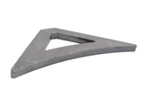Fishbone Offroad Jeep Gusset Triangular Bare Steel - FB26056