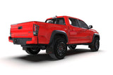 Rally Armor 16-23 Toyota Tacoma Gen 3 Black Mud Flap w/Grey Logo - MF94-BLK-GRY