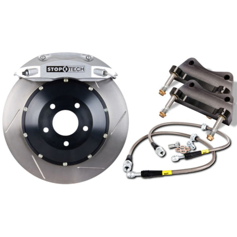 StopTech BBK 5/93-98 Supra / 92-00 Lexus SC300/SC400 Front Silver ST-60 Calipers 355x32 Slotted Roto - 83.857.6700.61