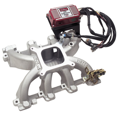Edelbrock Manifold LS1 Victor Jr EFI to Carbureted Conversion - 2908