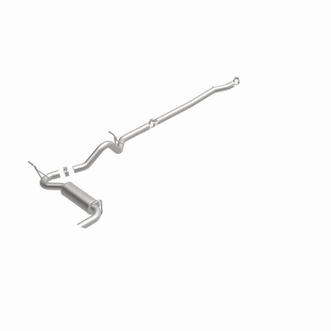 MagnaFlow 12-14 Jeep Wrangler 4dr Single Straight Rear P/S Exit Stainless C/B Performance Exhaust - 15117