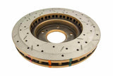 DBA 7/90-96 Turbo/6/89-96 Non-Turbo 300ZX Front Drilled & Slotted 4000 Series Rotor - DBA4909XS