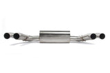 Dinan 20-25 BMW X3 M/X4 M (F97/F98) Free Flow Axleback Exhaust System - Black Tips - D660-0086-BLK