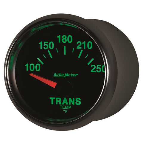 Autometer GS 52mm 100-250 Degree F Short Sweep Electronic Transmission Temperature Gauge - 3849