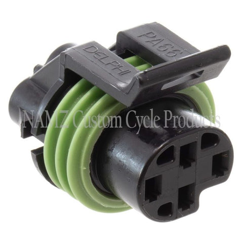 NAMZ 1999+ V-Twin Road Glide/Ultra Models Delphi OEM Oil Pressure Switch Connector (HD 72400-99) - ND-12065298
