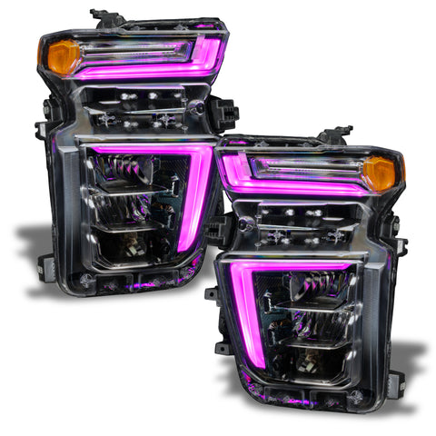 Oracle 20-21 Chevy Silverado HD 2500 RGB+W Headlight DRL Kit - ColorSHIFT w/o Controller - 1452-334