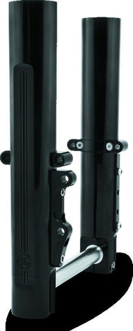 Performance Machine 14-Up FL Lower Leg Assembly - Black Ano - 0208-2096-B