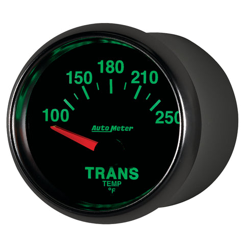 Autometer GS 52mm 100-250 Degree F Short Sweep Electronic Transmission Temperature Gauge - 3849