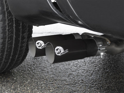 aFe Rebel Series 3in 409 SS Cat-Back Exhaust w/ Black Tips 04-15 Nissan Titan V8 5.6L - 49-46124-B