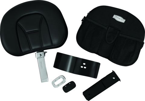 Kuryakyn Plug-N-Go Driver Backrest With Pouch - 8931