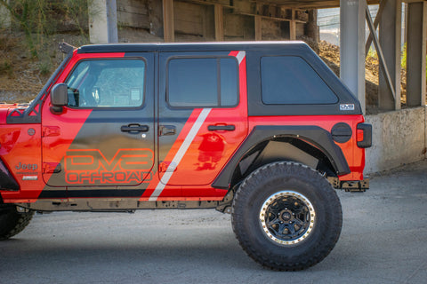 DV8 Offroad 2018+ Jeep Wrangler JL Unlimited Fastback Hard Top - HTJLFB-B
