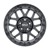 Weld Off-Road W902 17X10 Cinch Beadlock 5X127 5X139.7 ET-24 BS4.50 Gloss BLK MIL / BLK Ring 87.1 - W90270057450