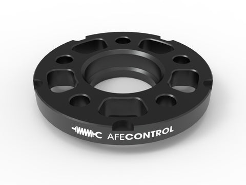 aFe CONTROL Billet Aluminum Wheel Spacers 5x112 CB66.6 18mm - Toyota GR Supra/BMW G-Series - 610-721003-B