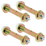 RockJock Greaseable Bolt w/ Hardware 9/16in Thread x 4in Long (4-pack) - CE-91107-BDL-4P