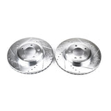 Power Stop 01-06 BMW 330Ci Front Evolution Drilled & Slotted Rotors - Pair - EBR653XPR