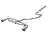 aFe Hyundai Veloster N 21-22 L4-2.0L (t) Takeda Cat-Back Exhaust System- Polished Tips - 49-37030-P