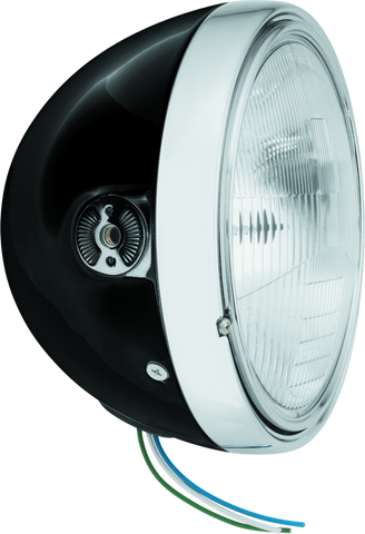 BikeMaster 7in Headlight Side Mount - Black - 152455