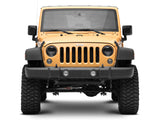 Raxiom 97-18 Jeep Wrangler TJ/JK Axial Series 13-LED Headlights- Black Housing (Clear Lens) - J150093