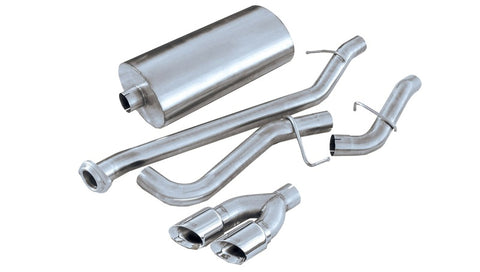 Corsa 1999-2006 GMC Sierra Reg. Cab/Short Bed 1500 4.8L V8 Polished Sport Cat-Back Exhaust - 14261