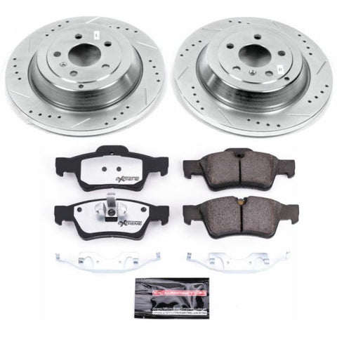 Power Stop 10-11 Mercedes-Benz ML450 Rear Z26 Street Warrior Brake Kit - K6712-26