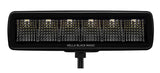Hella Universal Black Magic 6 L.E.D. Mini Light Bar - Flood Beam - 358176201