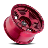 Dirty Life 9315 Compound 17x9 / 5x127 BP / -12mm Offset / 78.1mm Hub Crimson Candy Red Wheel - 9315-7973R12