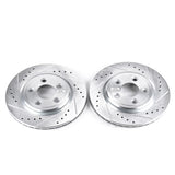 Power Stop 02-05 Ford Thunderbird Rear Evolution Drilled & Slotted Rotors - Pair - AR8162XPR