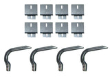 Lund 97-09 Ford Expedition EZ Running Board Mounting Bracket Kit - Brite - 300026