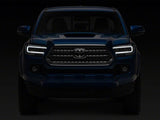 Raxiom 16-23 Toyota Tacoma w/ Factory Halogen DRL LED Headlights- Blk Housing (Clear Lens) - TT8291