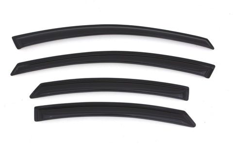 AVS 11-14 Hyundai Sonata (New Body Style) Ventvisor Outside Mount Window Deflectors 4pc - Smoke - 94261
