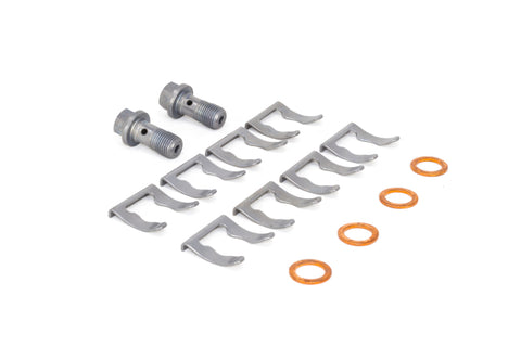 Goodridge 13-15 Nissan Sentra w/ Rear Drum Brakes SS Brake Line Kit - 22048