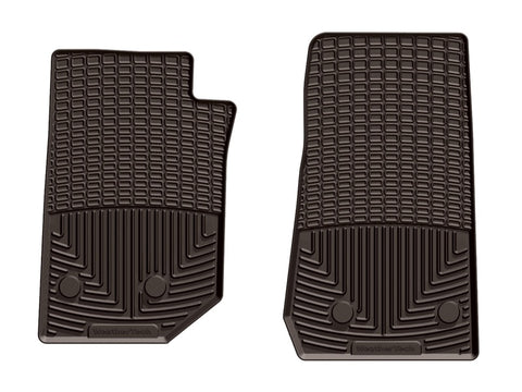 WeatherTech 2014-2016 Jeep Wrangler Unlimited Front Rubber Mats - Cocoa - W321CO
