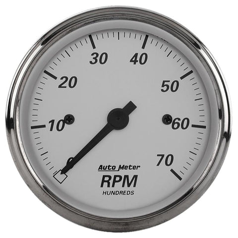 AutoMeter American Platinum Series 2.0625in Clock 12 Hour Analog - 1986