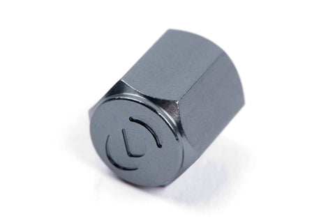 Dinan Valve Stem Caps - Gunmetal (Set of 4) - D757-0009