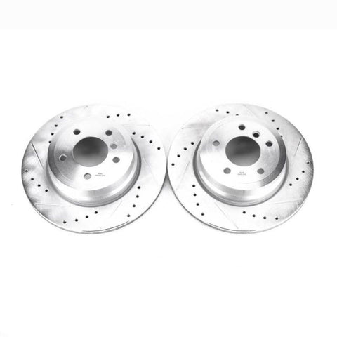 Power Stop 08-13 BMW 135i Rear Evolution Drilled & Slotted Rotors - Pair - EBR1217XPR