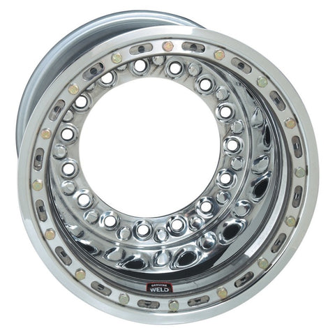 Weld Wide 5 XL Direct Mount 15x10 / 5x10.25 BP / 4in. BS Polished Assembly - No Beadlock - 558-5014