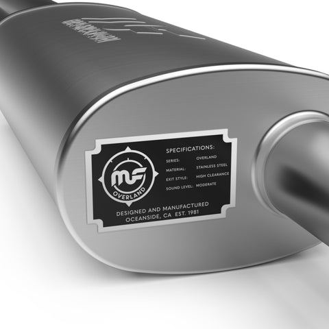 MagnaFlow Stainless Overland Cat-Back Exhaust 16-21 Toyota Tacoma - 19583