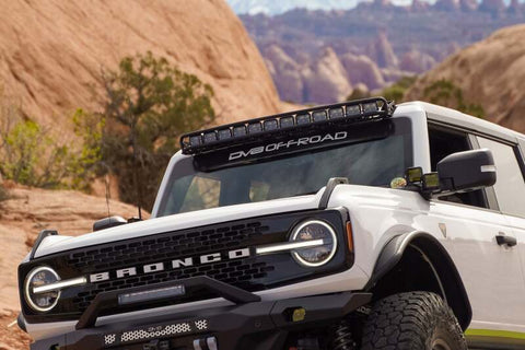 DV8 21+ Ford Bronco Curved Light Bracket for 12 3in. Pod Lights - LBBR-03
