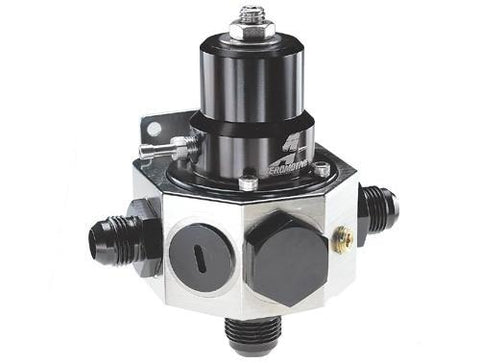 Aeromotive Regulator - 30-120 PSI - .313 Valve - 2x AN-10 Inlets / AN-10 Bypass - 13134