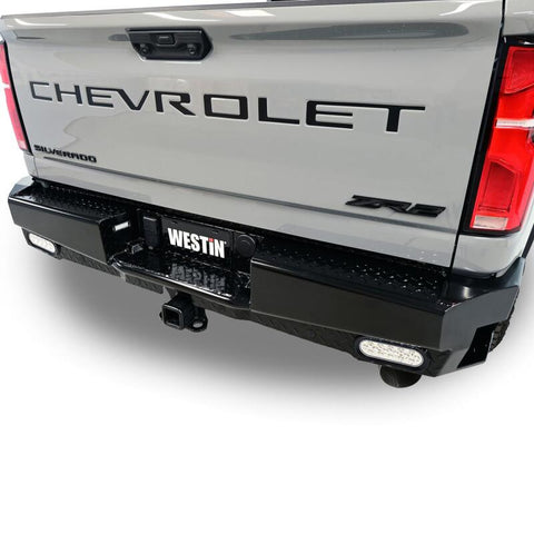 Westin 19-20 Chevy Silverado 1500 HDX Bandit Rear Bumper - Black - 58-341185