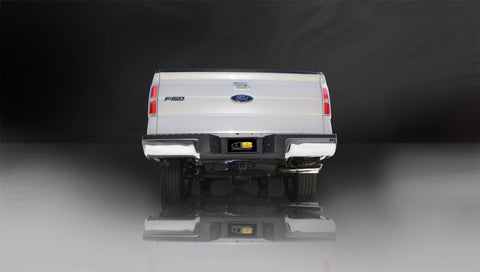 Corsa 2011-2014 -13 Ford F-150 EcoBoost 3.5L V6 Polished Sport Cat-Back Exhaust - 24392