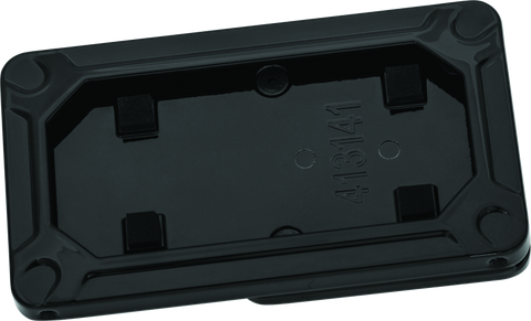 Kuryakyn Nova Side Mount License Plate Frame Gloss Black - 3142