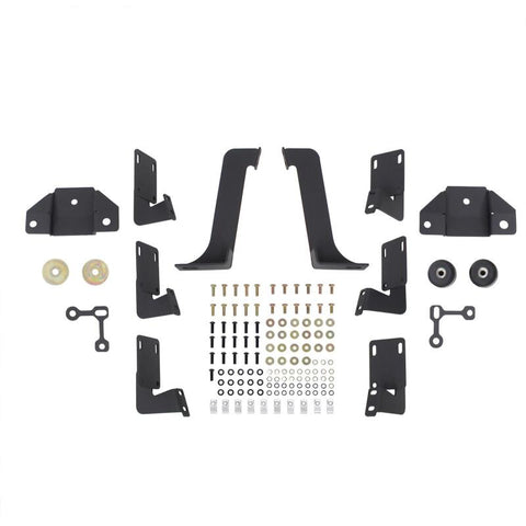 Westin 99-16 Ford F-250/350/450/550 CC (6.75ft Bed) HDX Drop Whl to Whl Nerf Step Bars - Text Blk - 56-534015