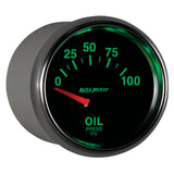 Autometer GS 0-100 PSI Short Sweep Electronic Oil Pressure Gauge - 3827