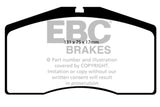 EBC 93-95 Porsche 911 (964) 3.6 Turbo Yellowstuff Front Brake Pads - DP4997R